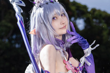 【コスプレ】再現度が高い！大鎌を構えミステリアスな微笑みを浮かべる『崩スタ』キャストリスの美女レイヤー【写真11枚】 画像